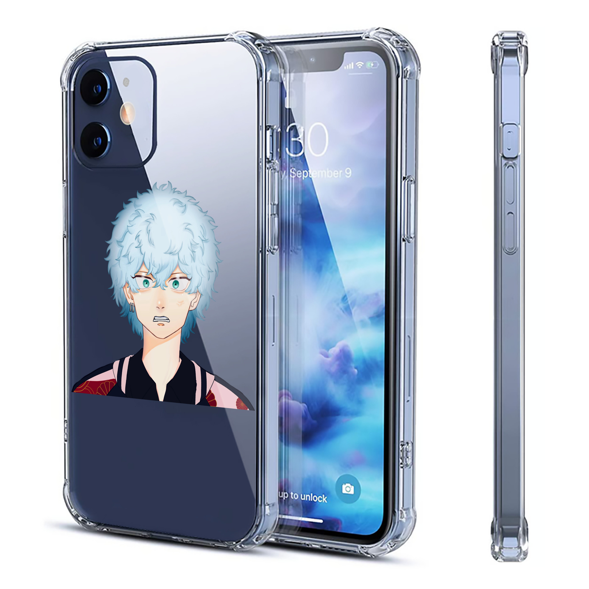 （画像用） 東京リベンジャーズ Tokyo Revengers 【iPhone 12シリーズ対応】透明スマホケース（クリアソフトケース）